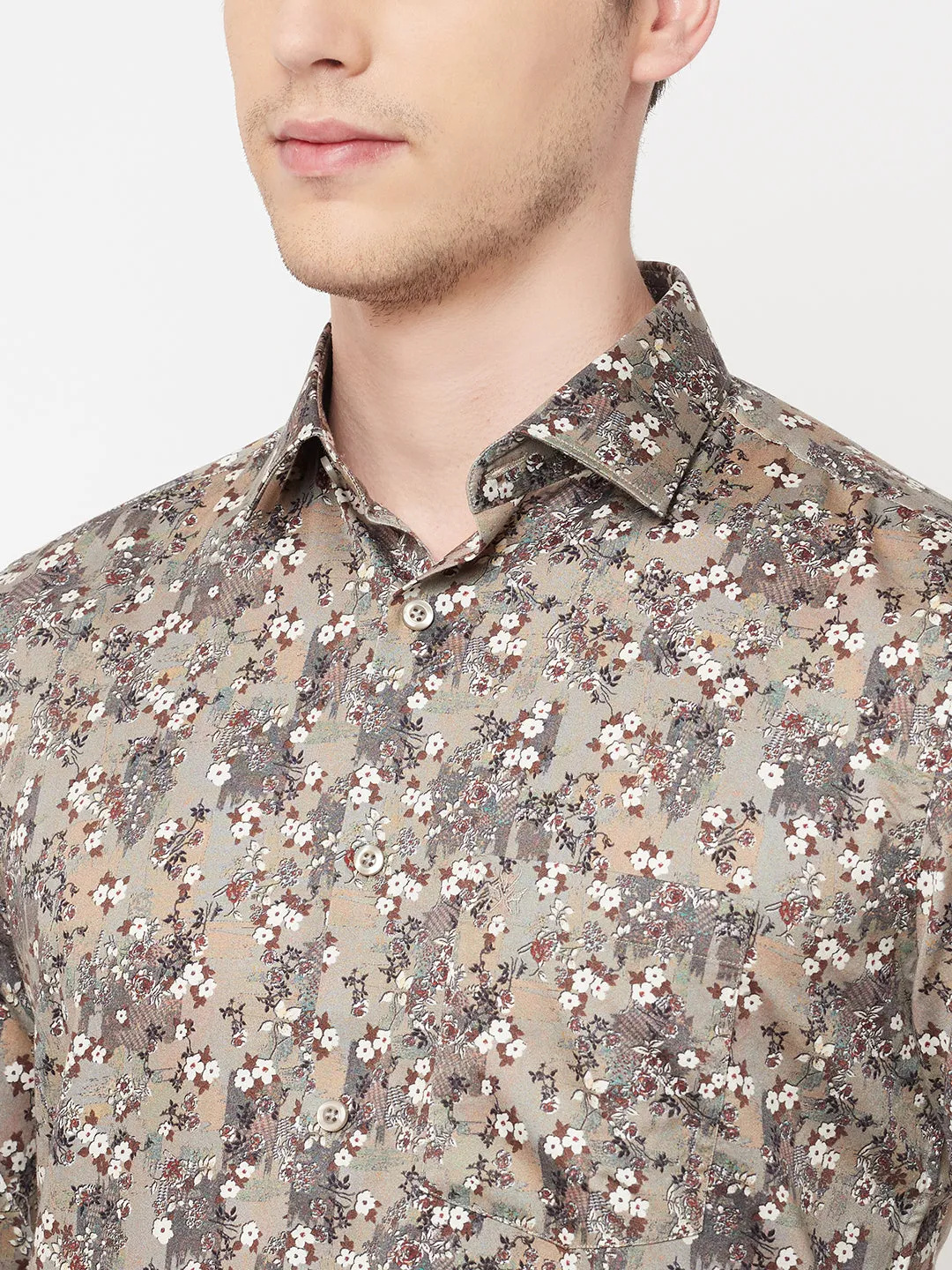 Multi-Color Floral Shirt
