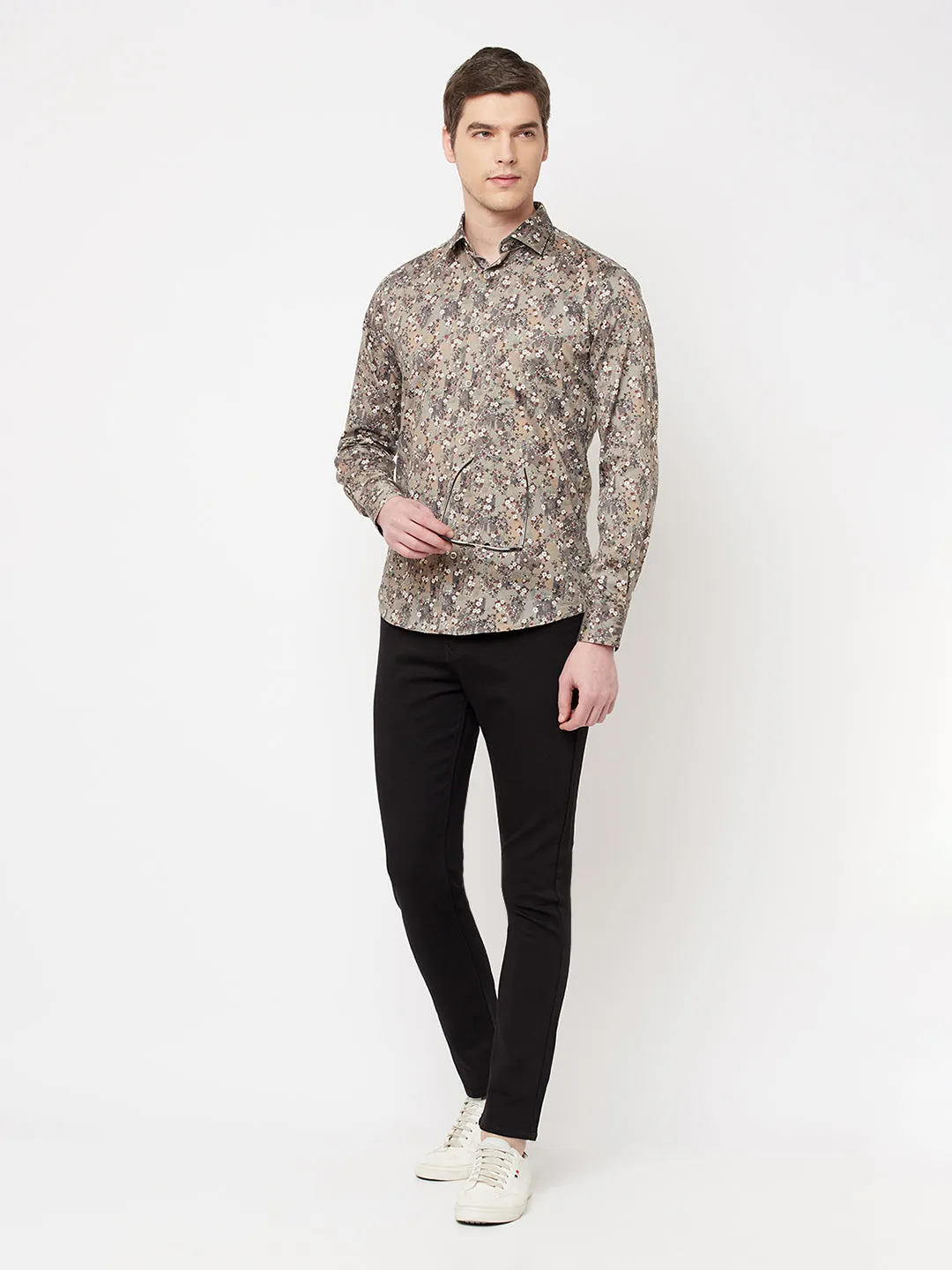 Multi-Color Floral Shirt
