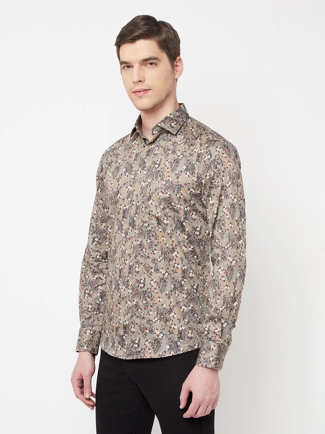 Multi-Color Floral Shirt
