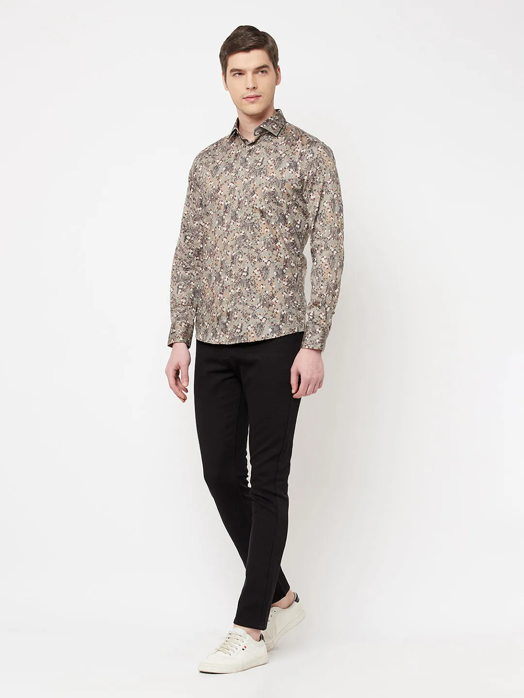 Multi-Color Floral Shirt