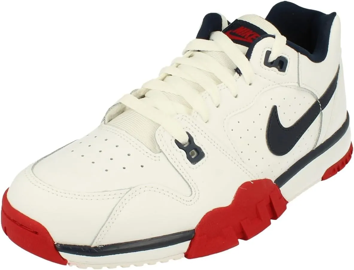 Nike Cross Trainer Low Mens Trainers CQ9182 Sneakers Shoes (UK 7 US 8 EU 41, White Obsidian Gym red 101)