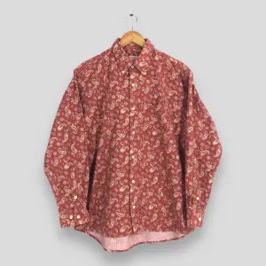 Paisley Floral Shirt Casual Large