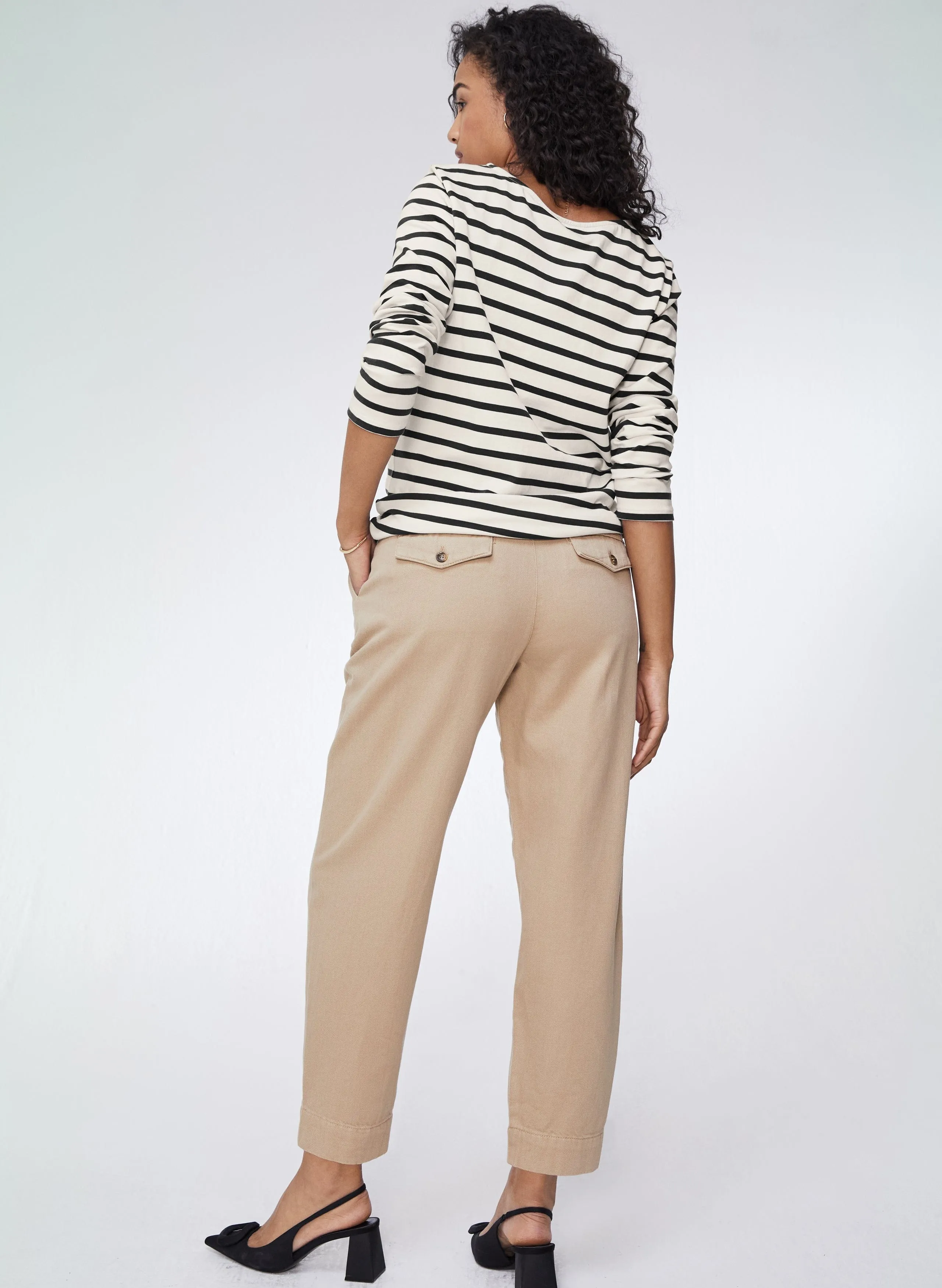 Paola Organic Cotton Chino | Sand