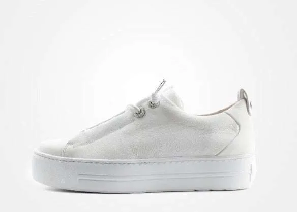 Paul Green White Platform Trainer|5417046