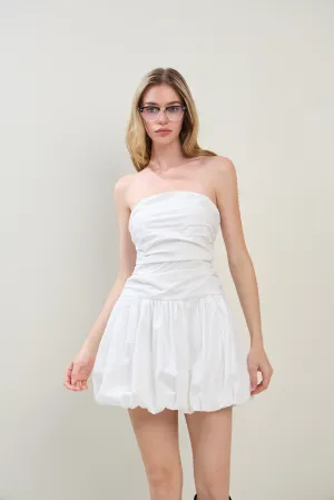 Puff & Pretty Dress - White