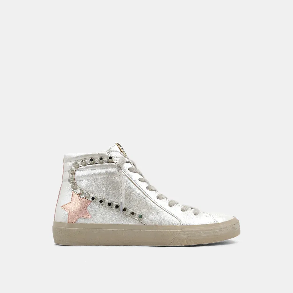 Riri High Top Studded Sneaker