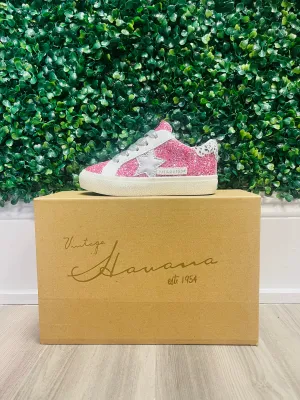 River Pink Glitter Sneakers