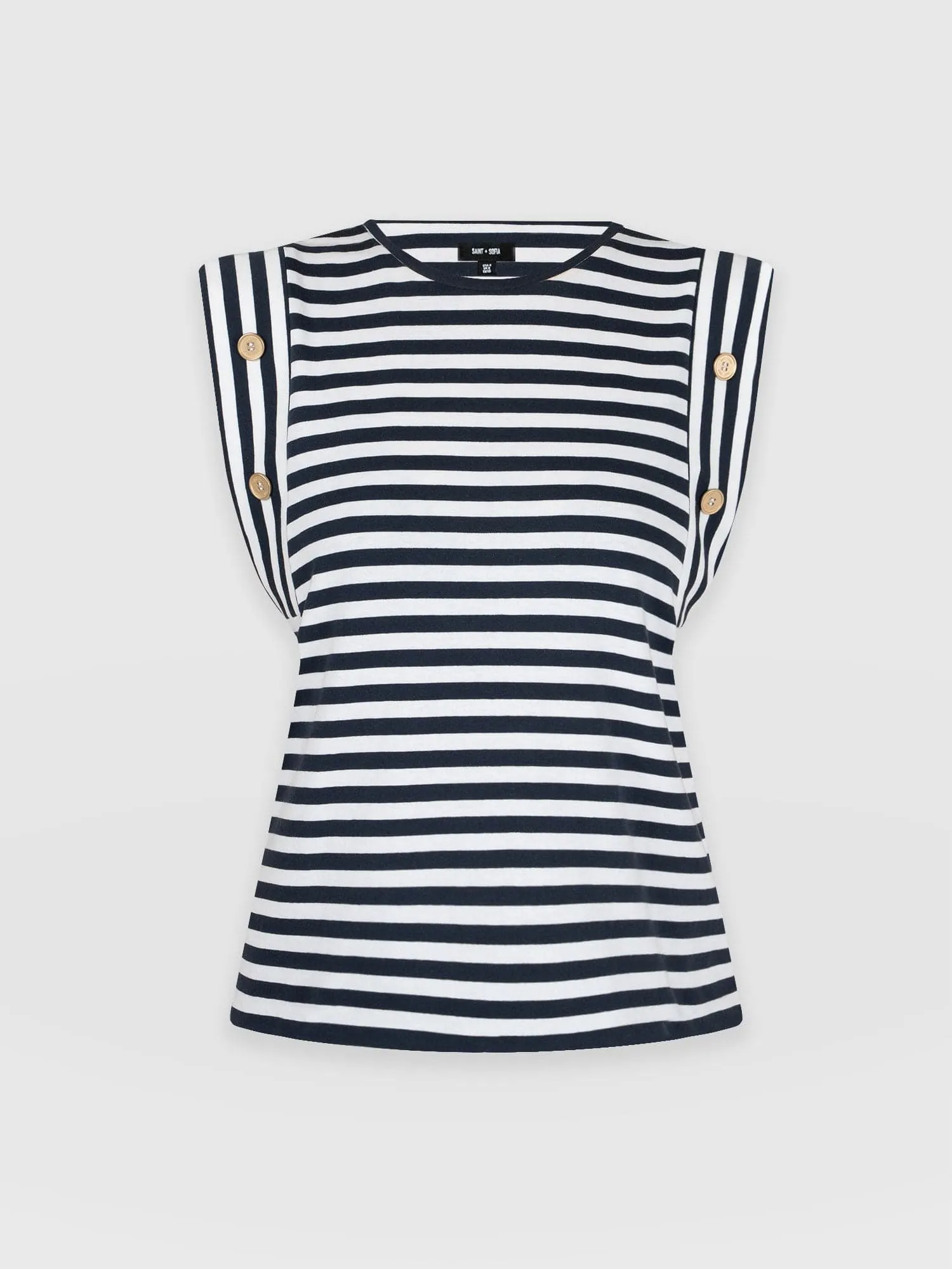 Rowan Tee - Navy Stripe