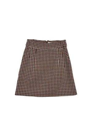 SAMPLE - Maggie Mini Skirt - Geo Knit