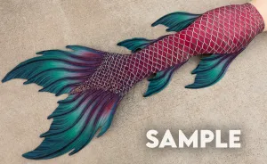 SAMPLE Yule Tide Signature Fabric Tail
