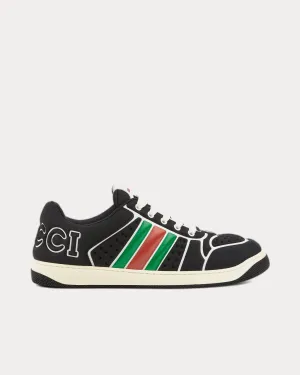 Screener with Web Neoprene Black Low Top Sneakers