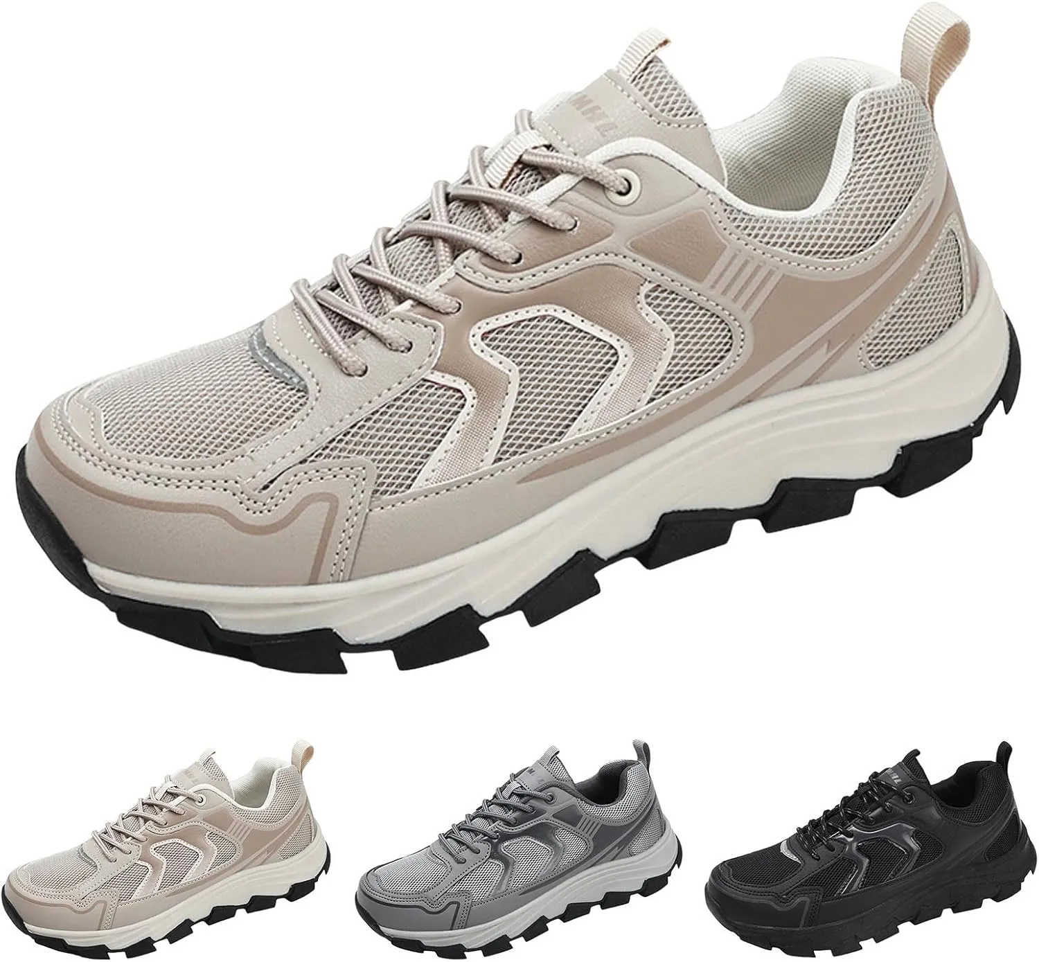 Slip on Walking Shoes for Men Comfy Knitted Memory Foam Ultra Lightweight Breathable Fashion Sneakers Non Slip Arch Support Vacation Training Gym Shoes Wide Width