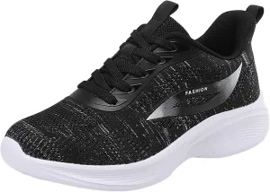 Slip on Walking Shoes for Women Comfy Knitted Non Slip Comfortable Running Shoes Breathable Mesh Sports Workout Tennis Shoes Ladies 2024 Fashion Sneakers