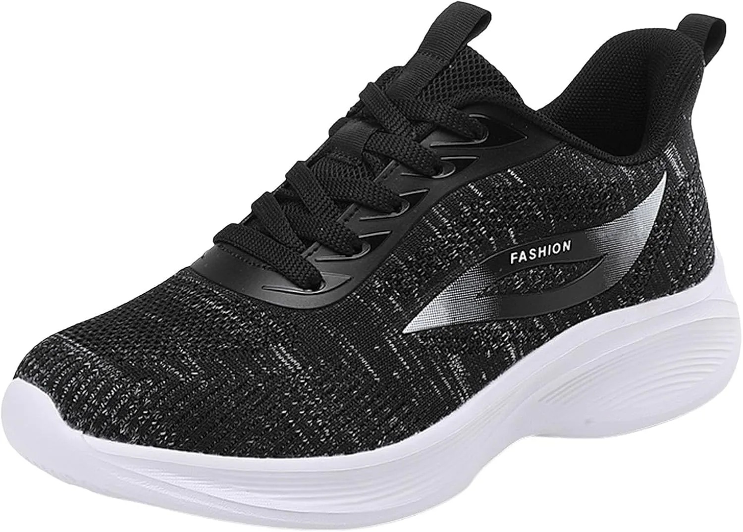 Slip on Walking Shoes for Women Comfy Knitted Non Slip Comfortable Running Shoes Breathable Mesh Sports Workout Tennis Shoes Ladies 2024 Fashion Sneakers