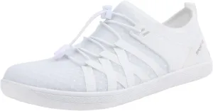 Slip on Walking Shoes for Women Comfy Knitted Non Slip Vintage Wide Running Shoes Breathable Gym Workout Shoes Fashion Lace Up Sneakers