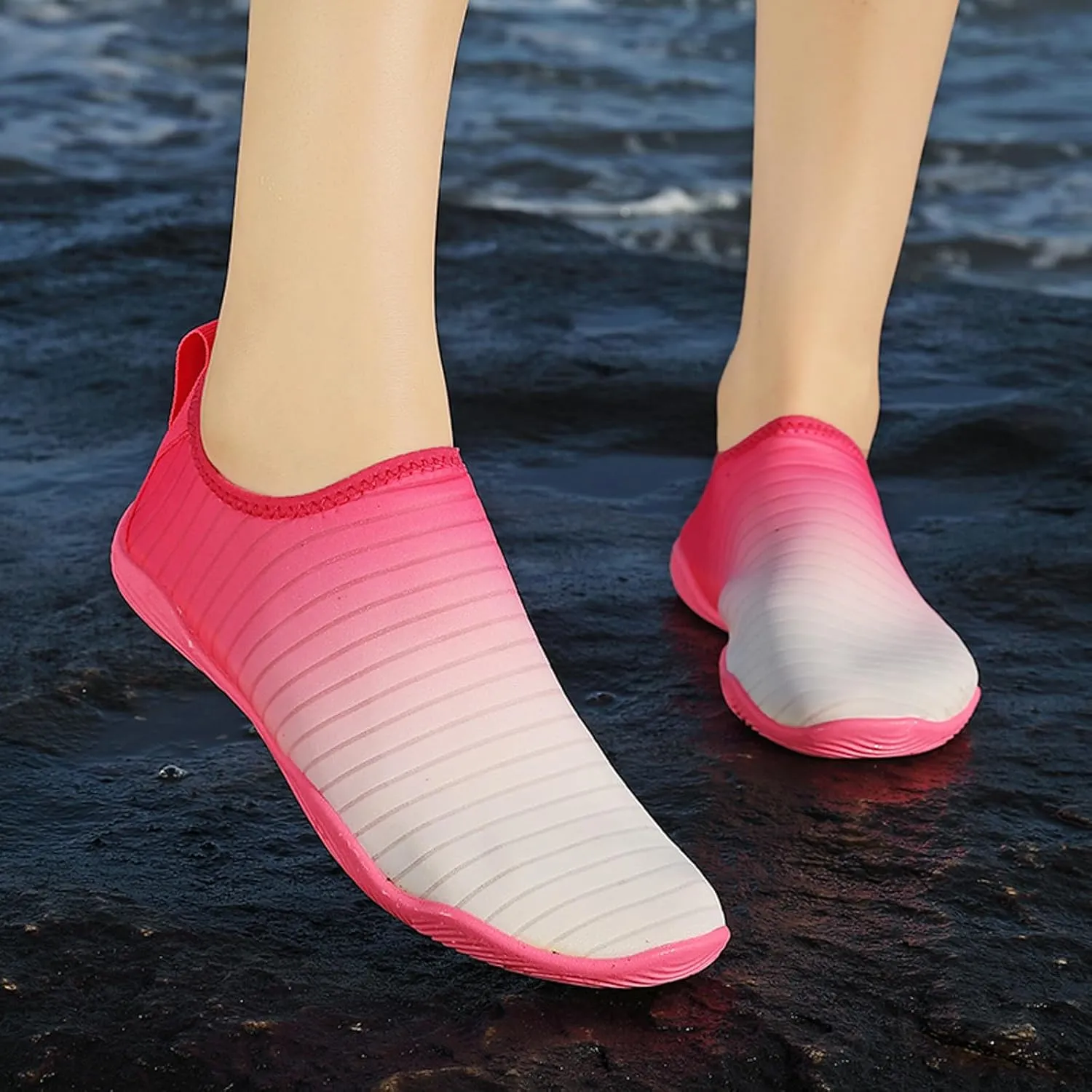 Slip on Walking Shoes Women Memory Foam Non Slip Running Shoes Wide Width Breathable Gym Workout Shoes Ladies 2024 Fashion Sneakers