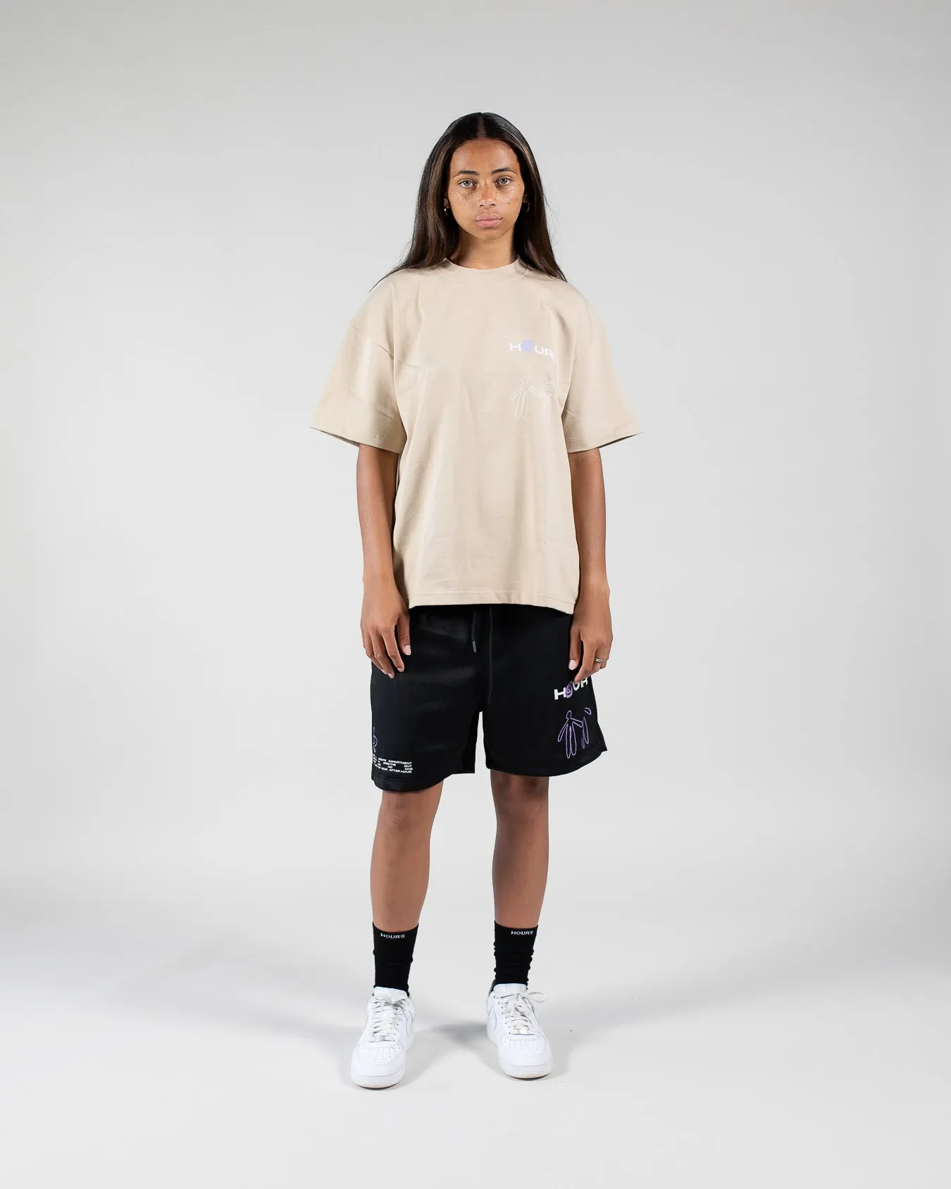 Spiral Mesh Shorts - Black