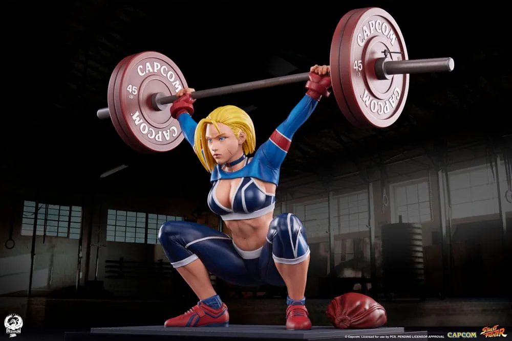 Street Fighter Premier Series Statue 1/4 Cammy: Powerlifting SF6 41 Cm