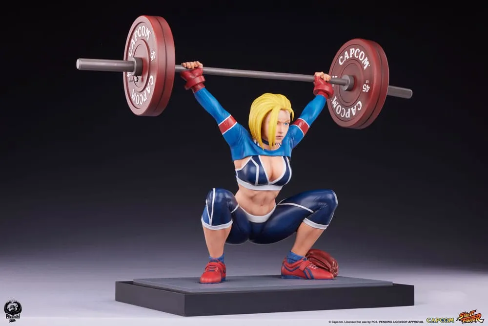 Street Fighter Premier Series Statue 1/4 Cammy: Powerlifting SF6 41 Cm