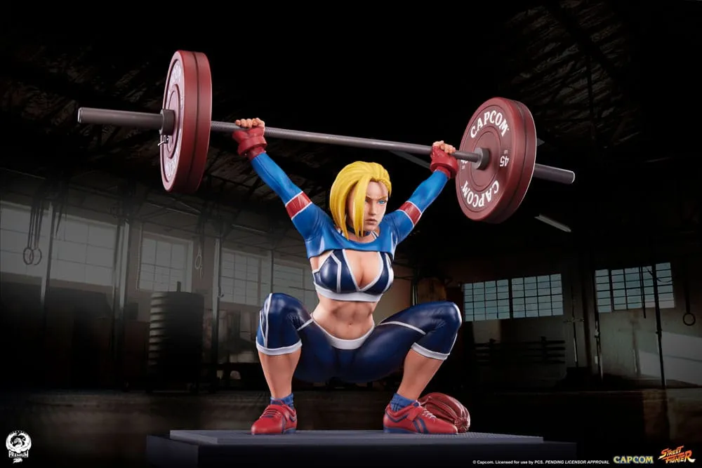 Street Fighter Premier Series Statue 1/4 Cammy: Powerlifting SF6 41 Cm