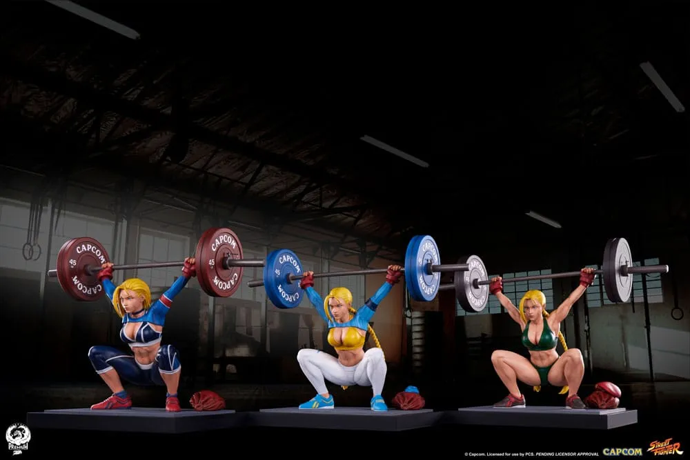 Street Fighter Premier Series Statue 1/4 Cammy: Powerlifting SF6 41 Cm