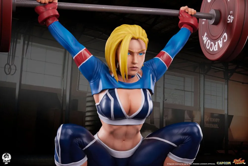Street Fighter Premier Series Statue 1/4 Cammy: Powerlifting SF6 41 Cm