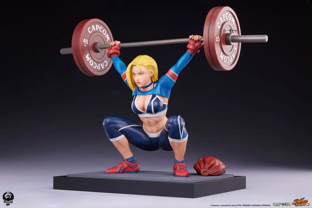 Street Fighter Premier Series Statue 1/4 Cammy: Powerlifting SF6 41 Cm