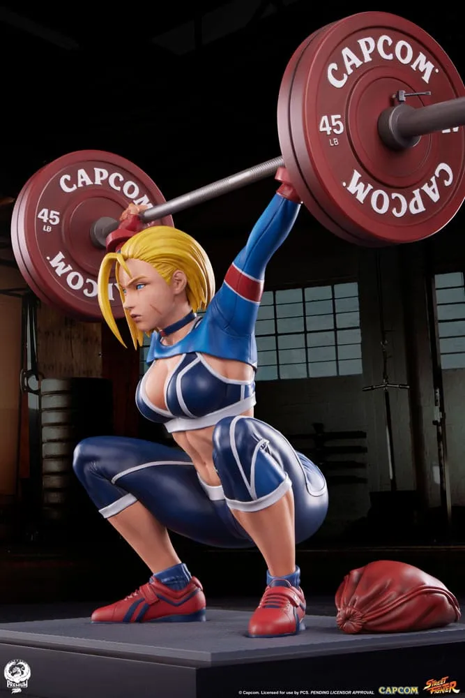 Street Fighter Premier Series Statue 1/4 Cammy: Powerlifting SF6 41 Cm