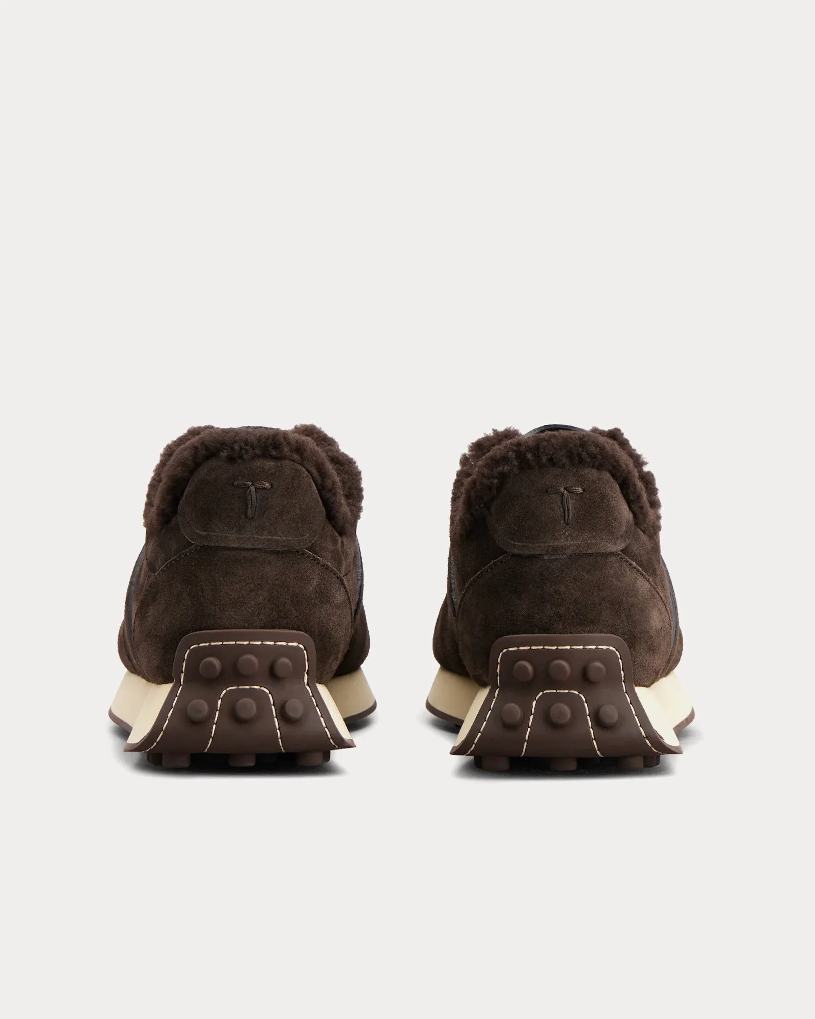 T Vintage Suede Brown Low Top Sneakers