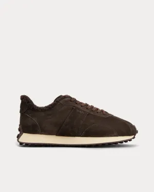 T Vintage Suede Brown Low Top Sneakers