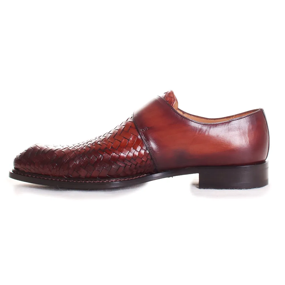 Temi Leather Monk Strap Shoes