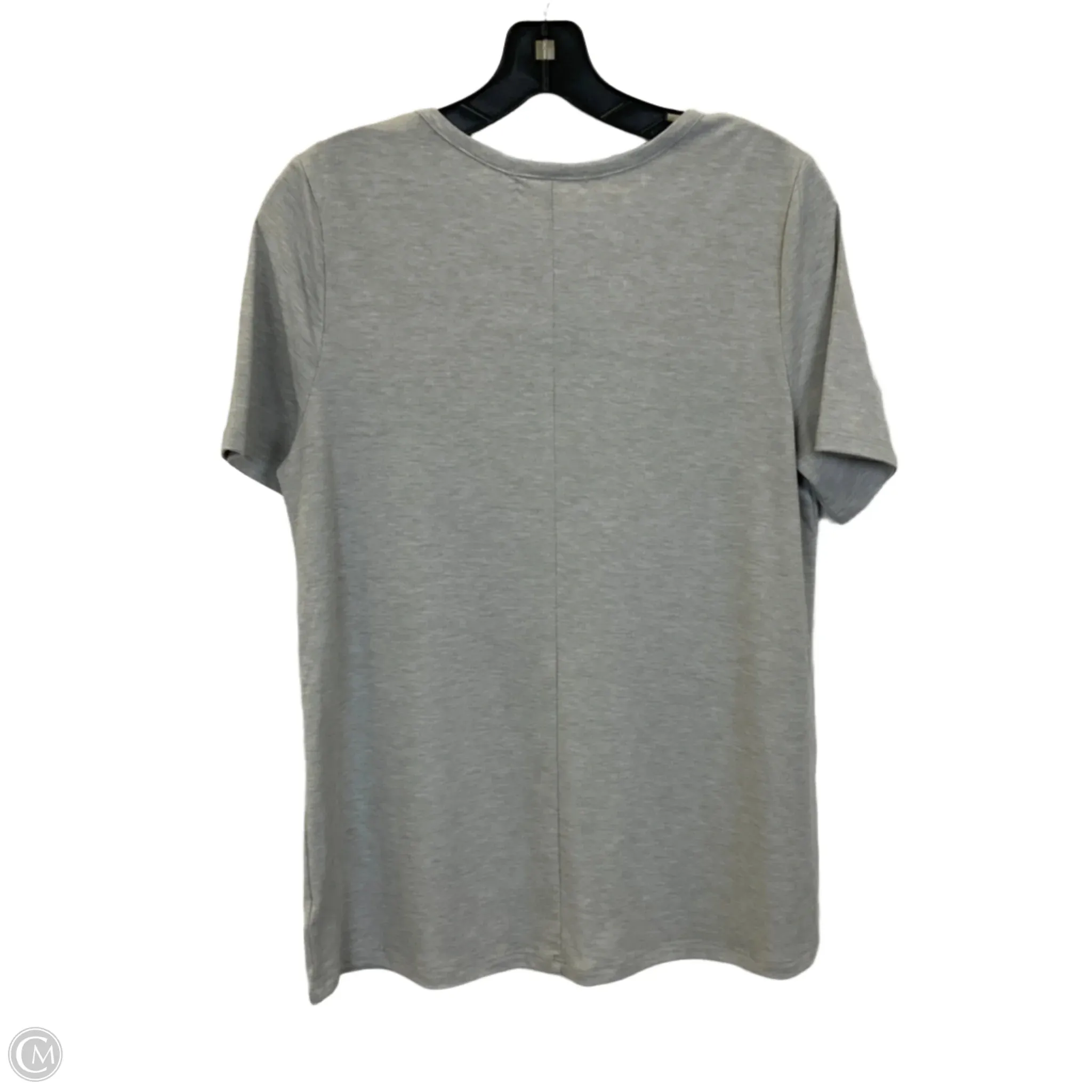Top Short Sleeve By Retrology In Grey, Size: M