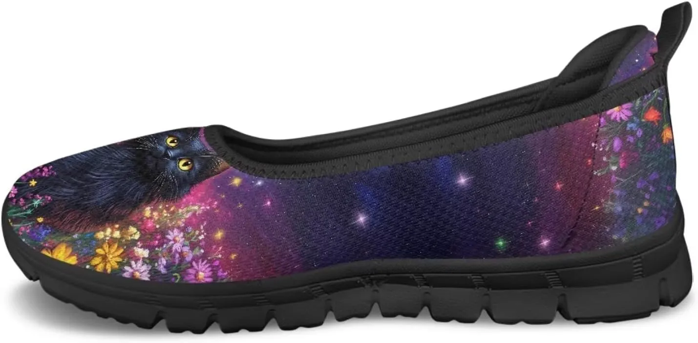 UNICEU Womens Slip On Mesh Shoes Casual Breathable Low Top Loafers Lightweight Comfort Fashion Walking Work Sneakers