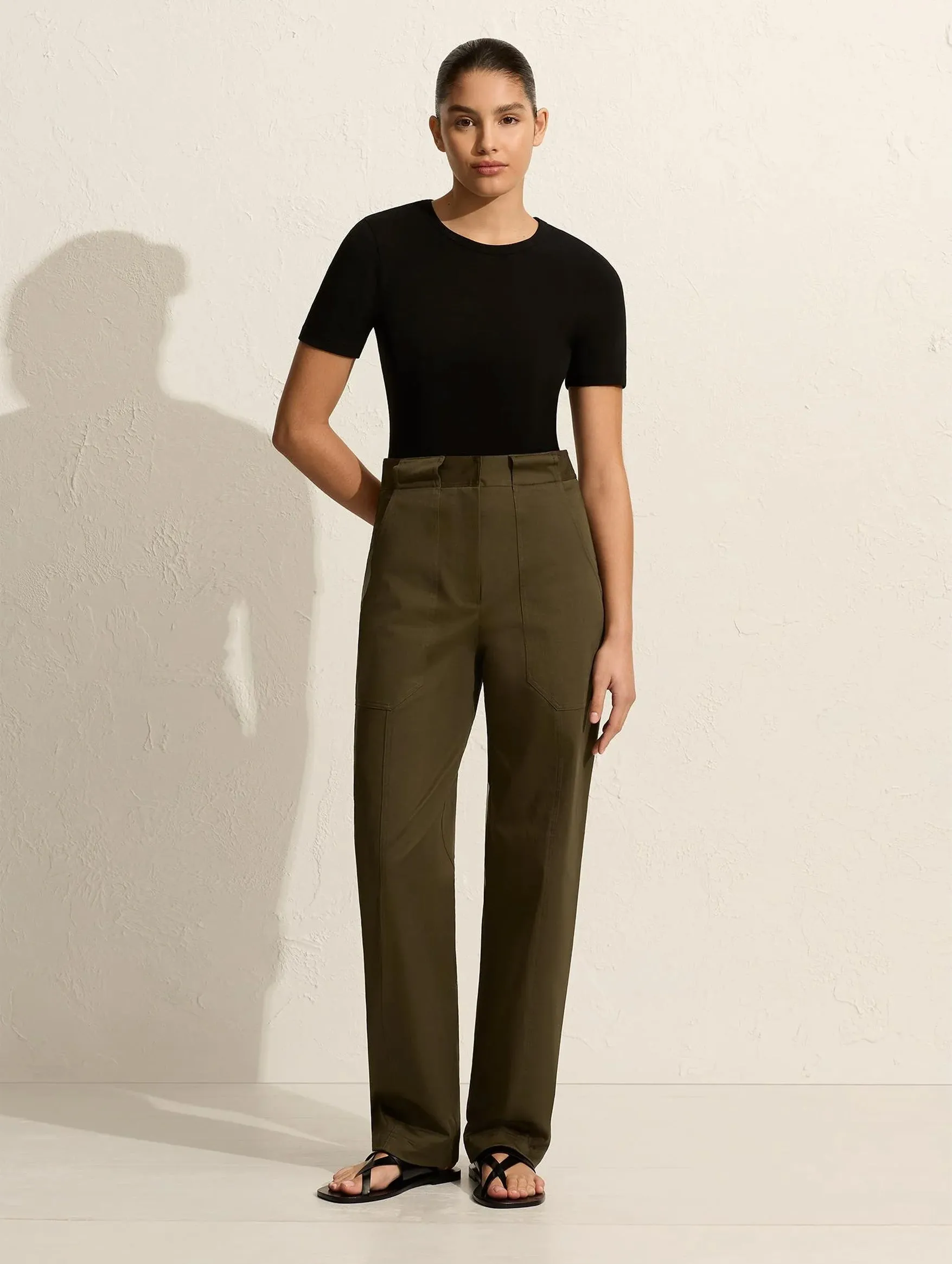 Utility Trouser in Olive