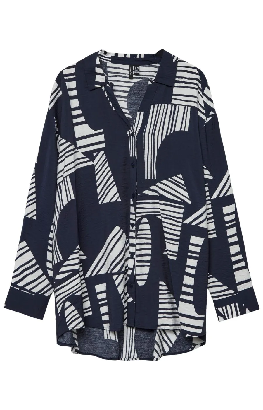 Vero Moda Curve Josie Shirt in Navy