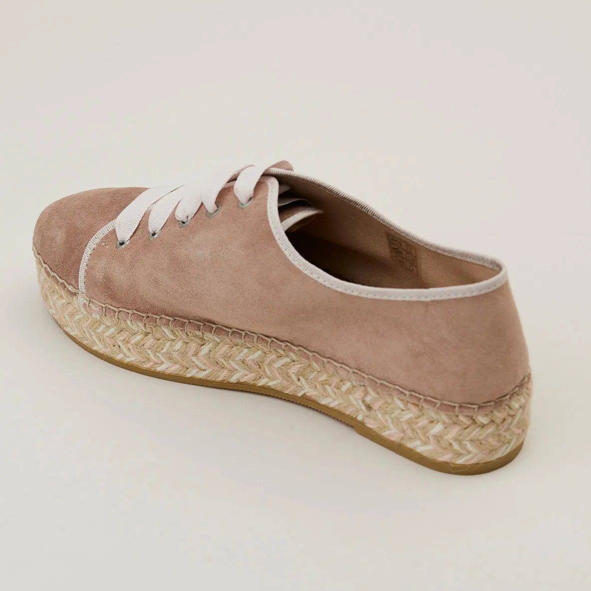 Viguera Nude Suede Trainers