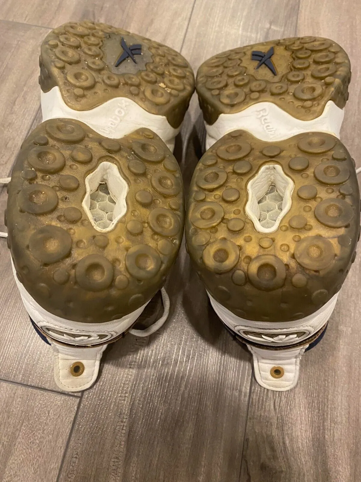 Vintage Reebok DMX Emmitt Smith Shoes Size 11 White Sneakers 90s