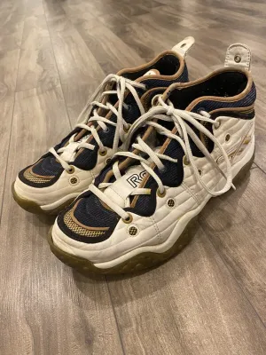 Vintage Reebok DMX Emmitt Smith Shoes Size 11 White Sneakers 90s