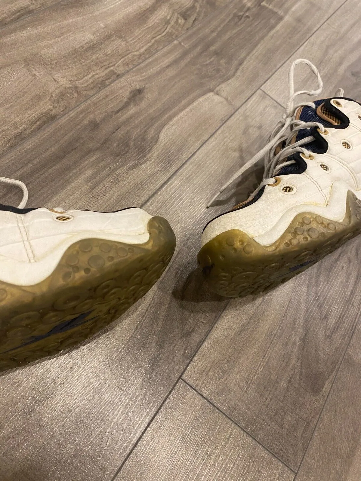 Vintage Reebok DMX Emmitt Smith Shoes Size 11 White Sneakers 90s