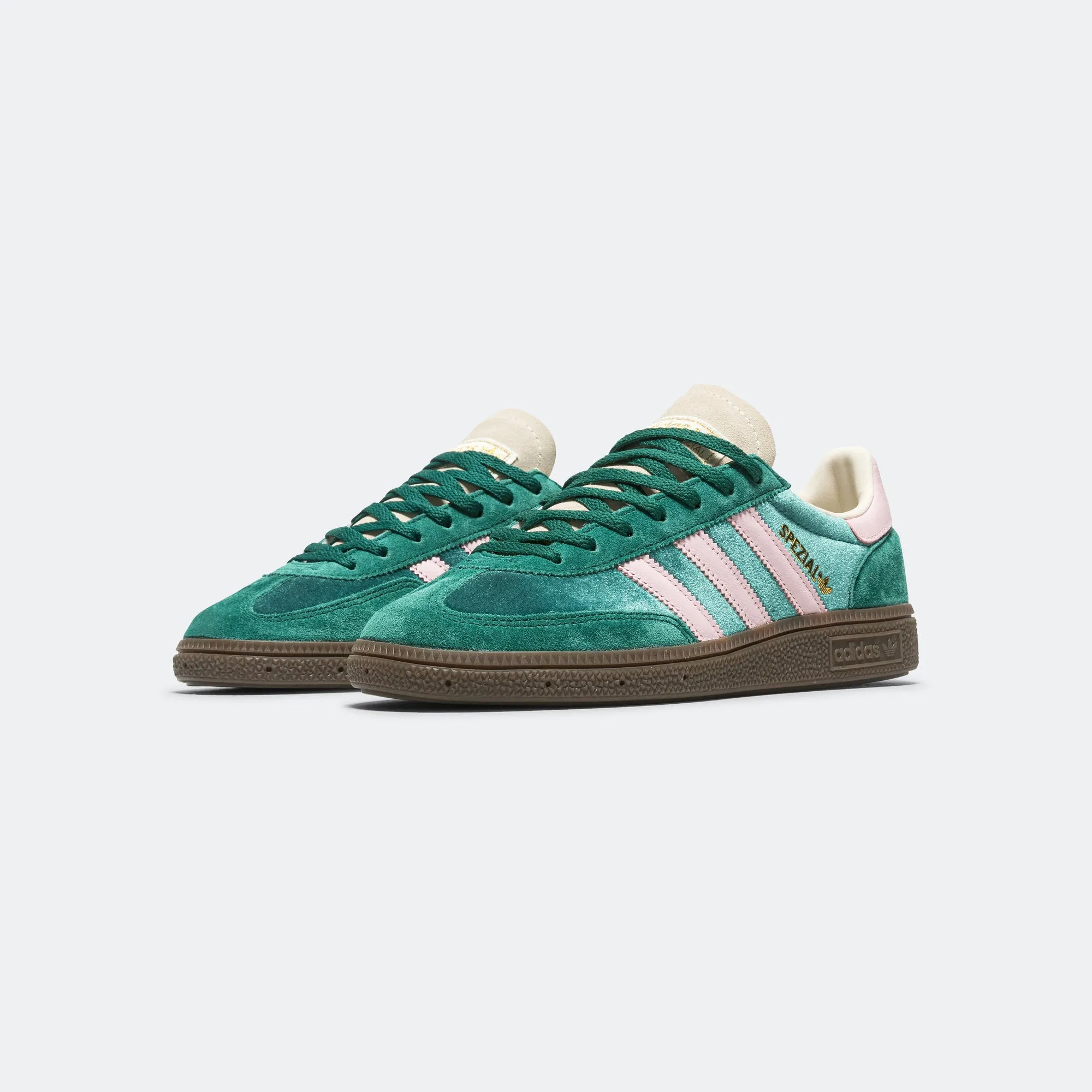 Womens Handball Spezial - Core Green/Clear Pink-Cream White