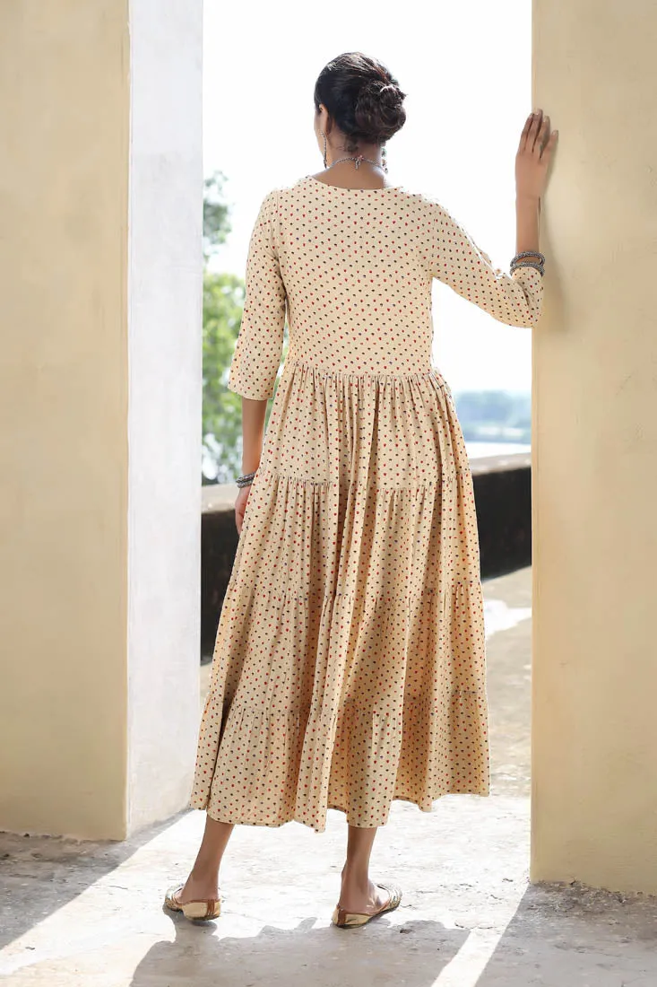 Women's  Rayon Anarkali Tiered Gown