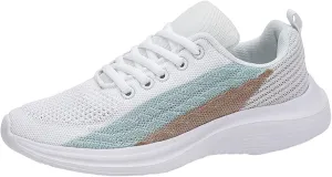 Women's Slip on Walking Shoes Dressy Knitted Non Slip Arch Support Running Shoes Breathable Gym Workout Shoes Ladies 2024 Fashion Sneakers