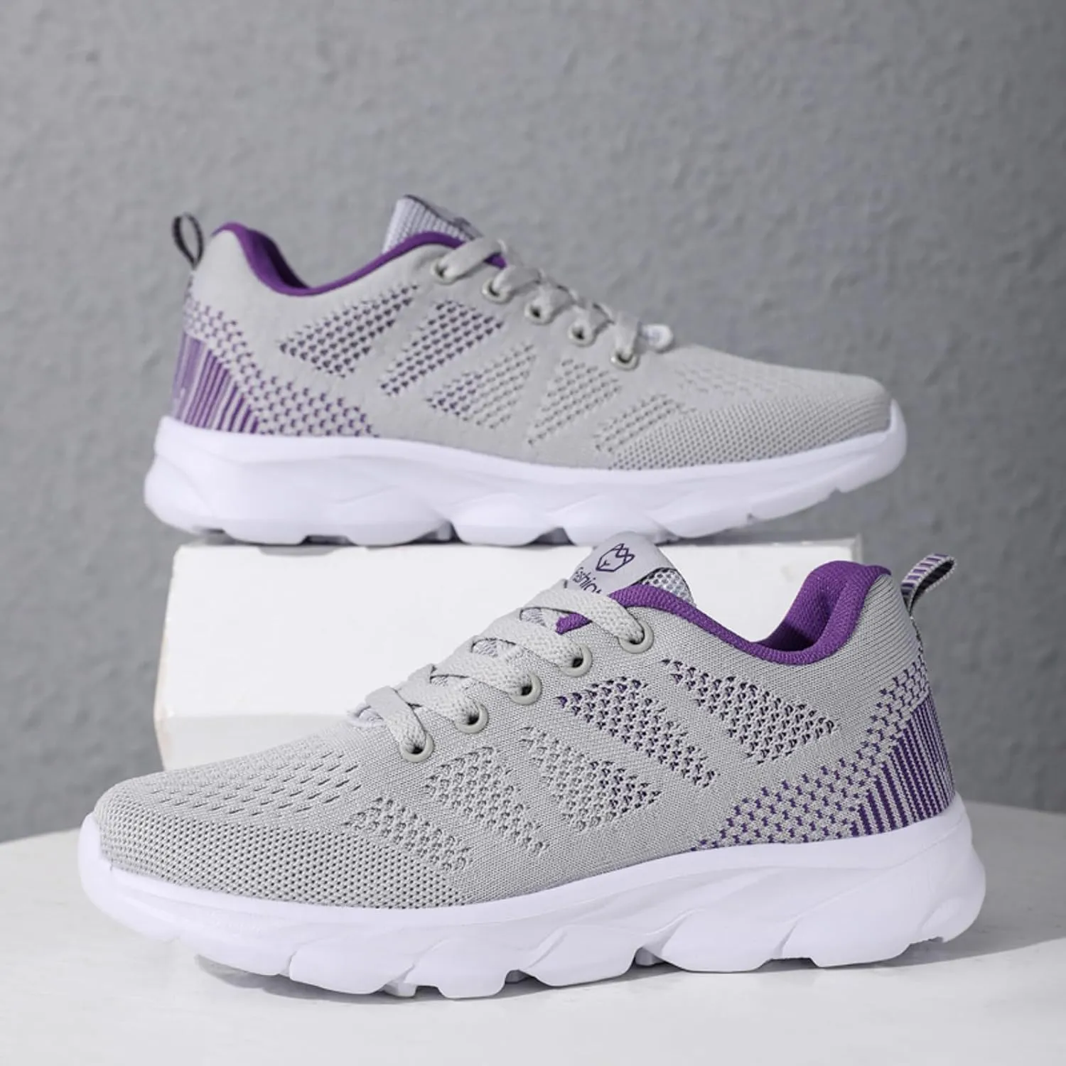 Womens Walking Shoes Slip on Memory Foam Non Slip Running Shoes Wide Width Breathable Gym Workout Shoes Lightweight Sneakers Indoor Outdoor