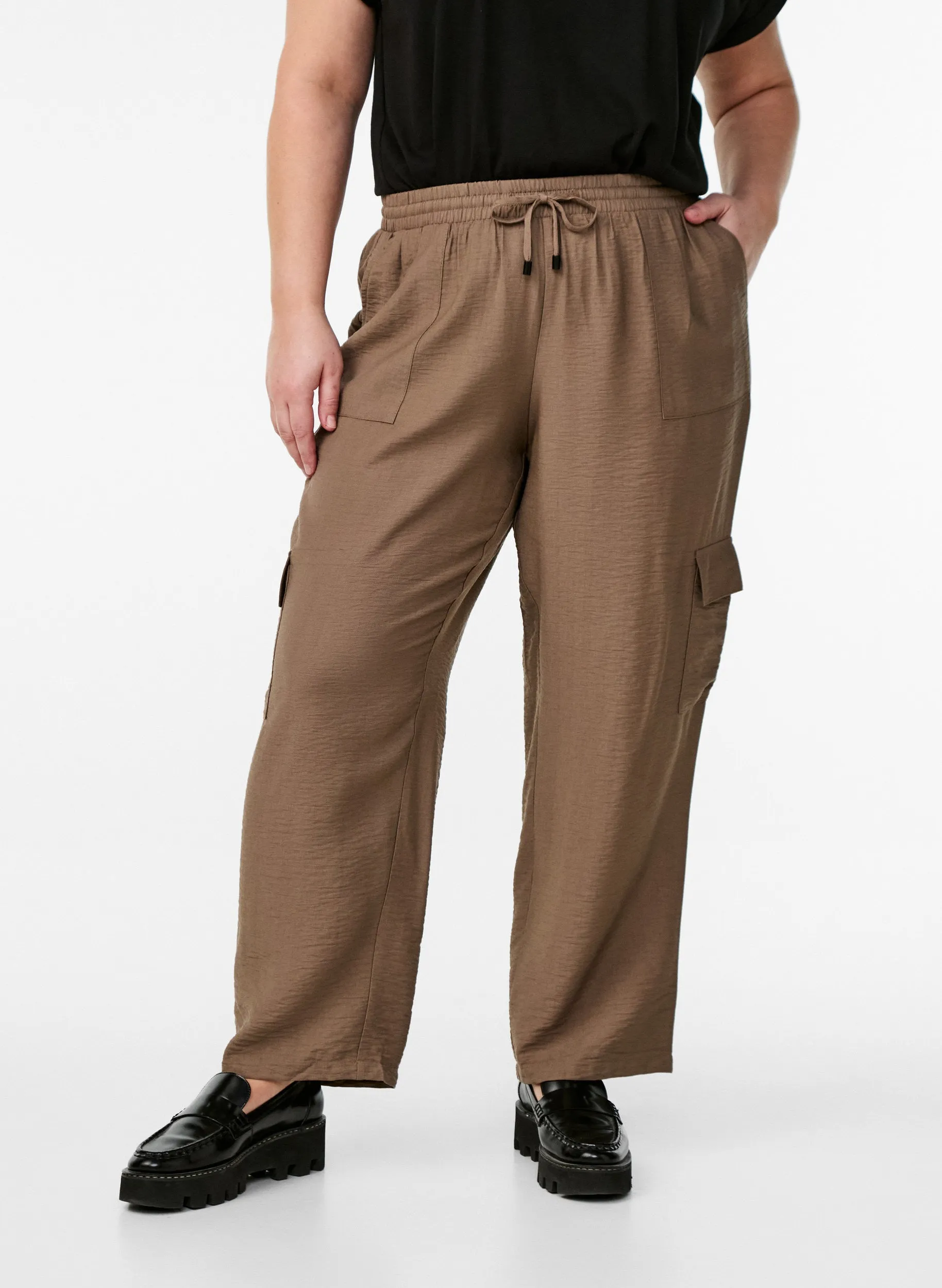 Zizzi Vilma Cargo Trousers
